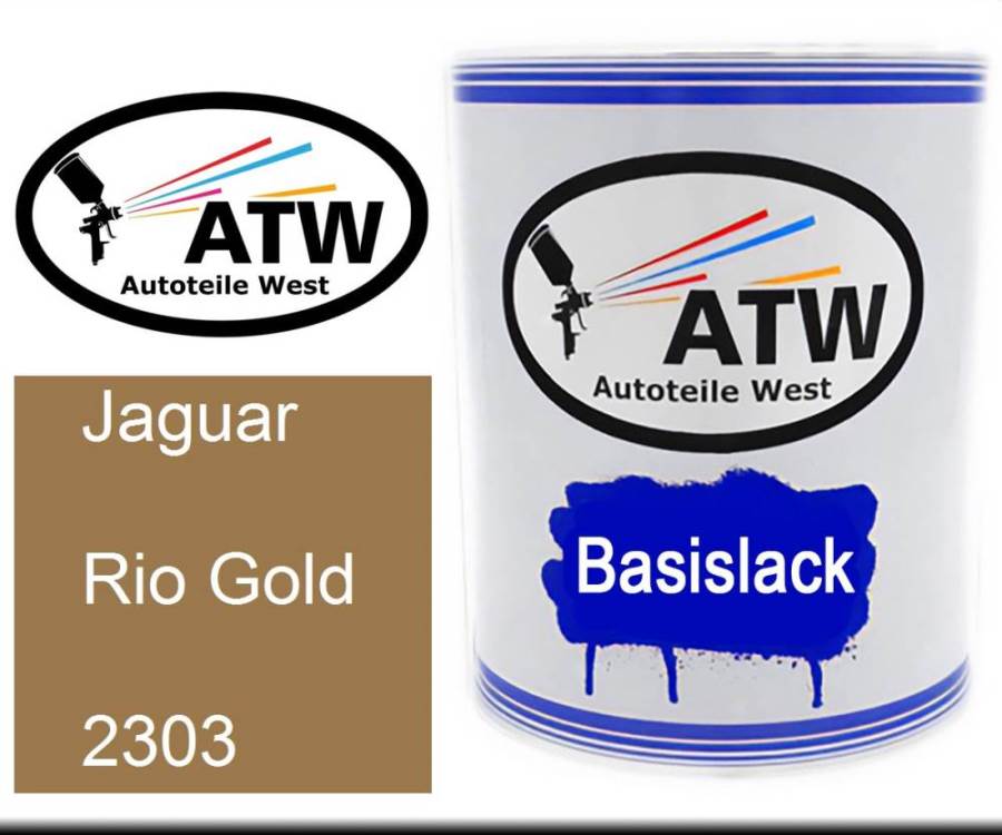 Jaguar, Rio Gold, 2303: 1L Lackdose, von ATW Autoteile West.